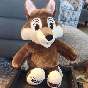 Build-A-Bear Brown and Cream Plush Coyote Collectible.